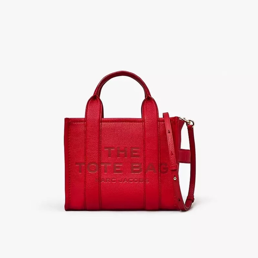 MARC JACOBS THE LEATHER SMALL TOTE BAG - Picture 3 of 13